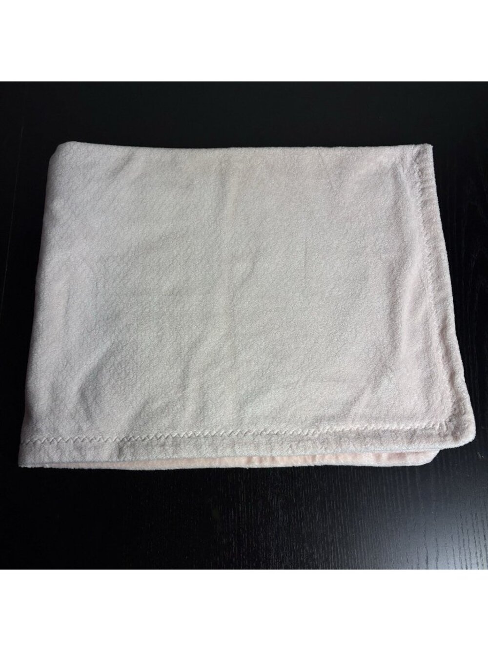 POTTERY BARN KIDS Baby Girl Plush Blanket Light Pink/Peach Color